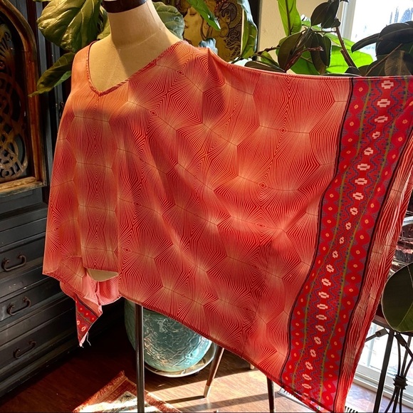 Pronto Flyaway kimono Bohemian festival top - Picture 8 of 15